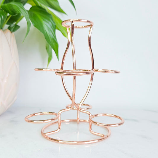 Multi Crystal Sphere Display Stand - Rose Gold