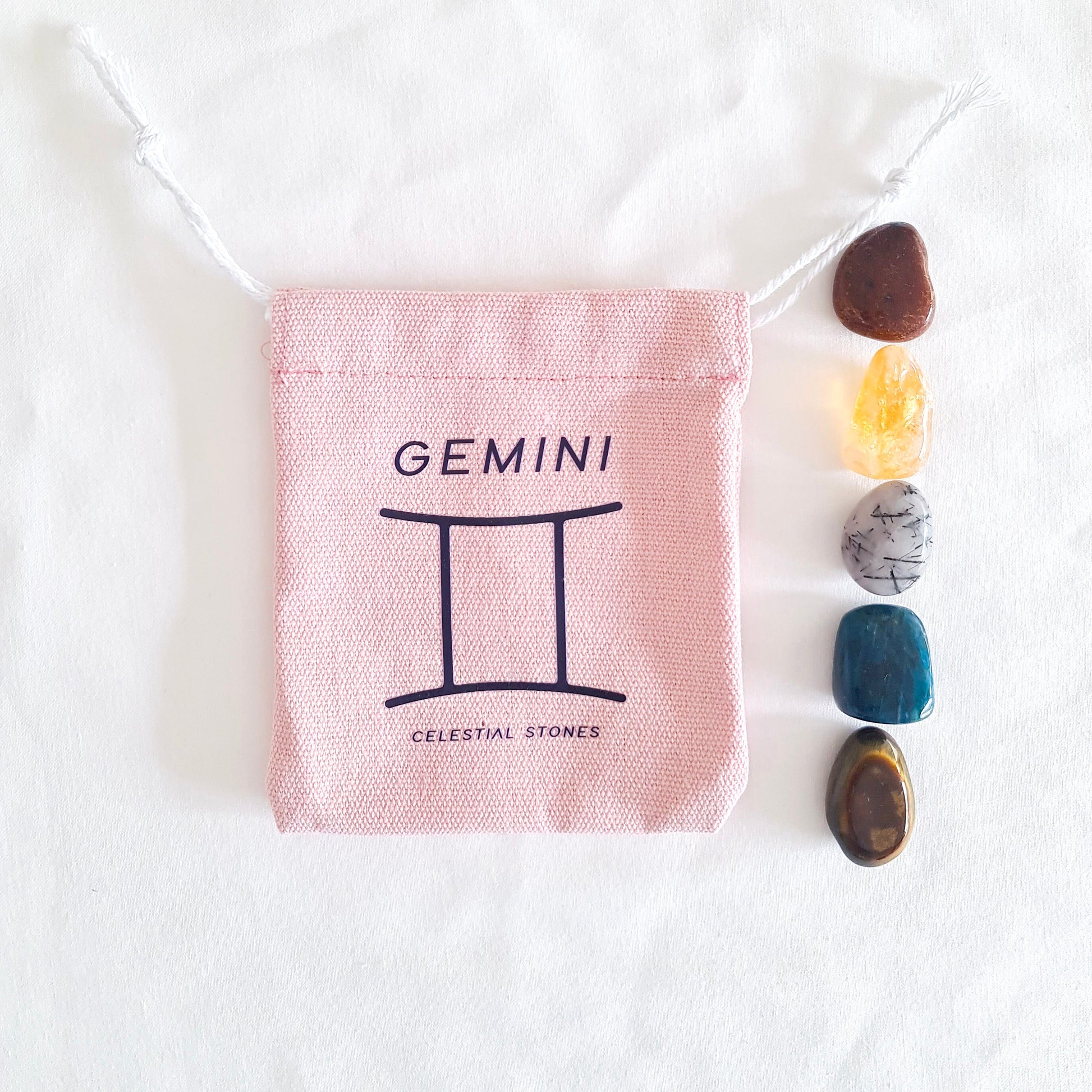 I Am Gemini - Zodiac Crystal Kit - Celestial Stones