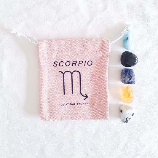 I Am Scorpio - Zodiac Crystal Kit - Celestial Stones