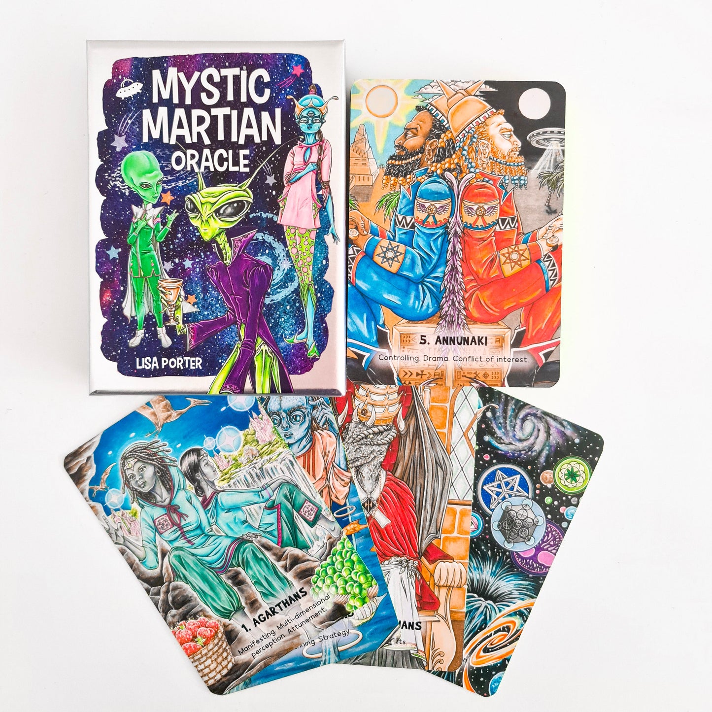 Mystic Martian Oracle Card Deck - Celestial Stones